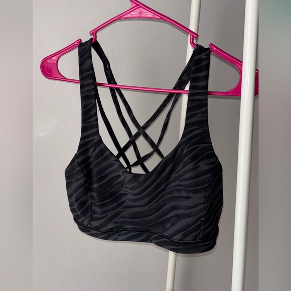 Lululemon Free To Be Serene Bra Le Tigre Camo Deep Coal Multi size 8 - Picture 8 of 8